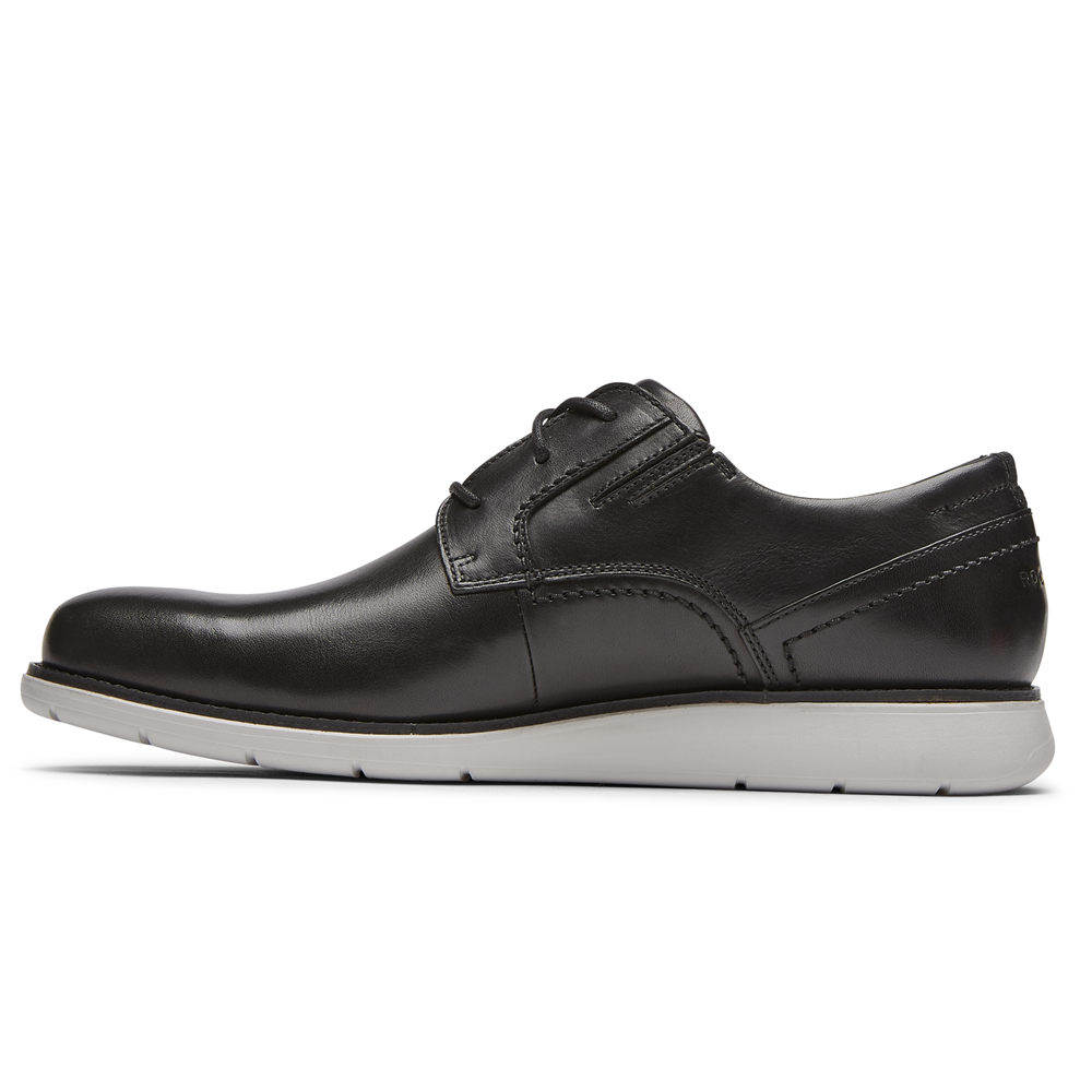 Rockport Pen Sko Herre Svart - Total Motion Sport Plain Toe - XZHG40687